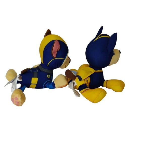 Lot of 2 Spin Master Paw Patrol Chase Dog Puppy Plush Stuffed Animal Toy 2016 - Picture 3 of 6